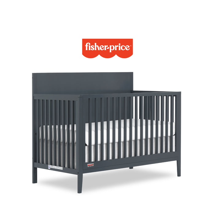 Fisher-Price by Dream On Me Delani 5-in-1 Convertible Crib in Carbon