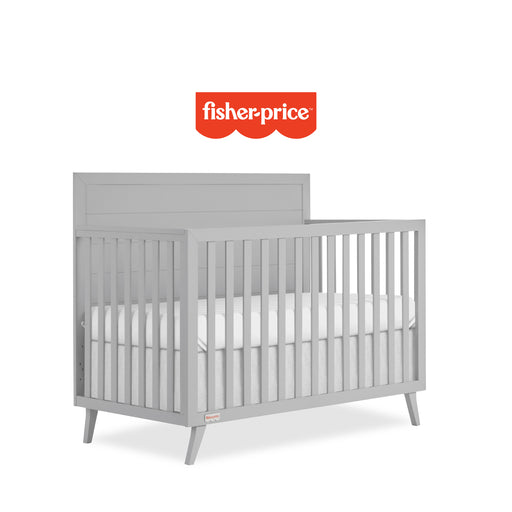 Fisher-Price by Dream On Me Sanibel 5-in-1 Convertible Crib, Pebble Grey