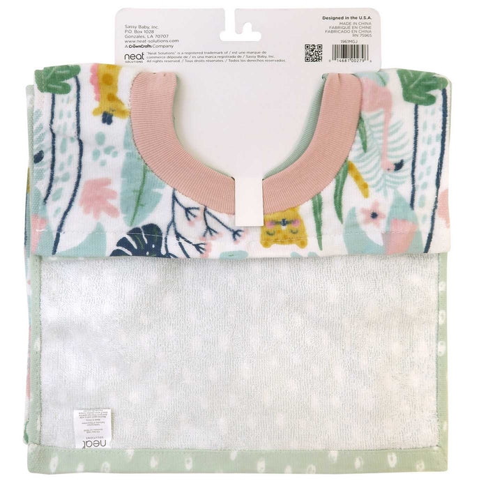 Neat Solutions 2 Pack Jungle Pullover Bibs