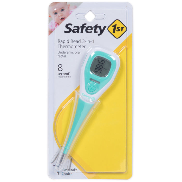 Safety 1st Rapid Read 3-in-1 Thermometer - Arctic