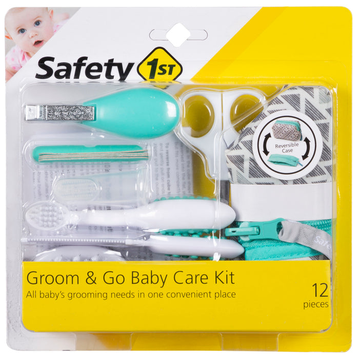 Safety 1st Groom & Go Baby Care Kit - Pyramids Aqua