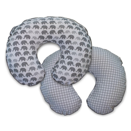 Boppy Premium Support Nursing Pillow Cover in Grey Elephant