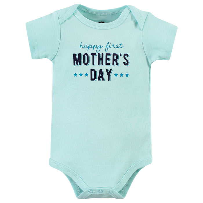Hudson Baby Infant Boy Cotton Bodysuits, Boy Mothers Day