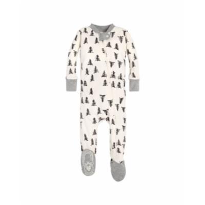 Burt's Bees Baby's Zip-Front Non-Slip Footed Sleeper Pajamas