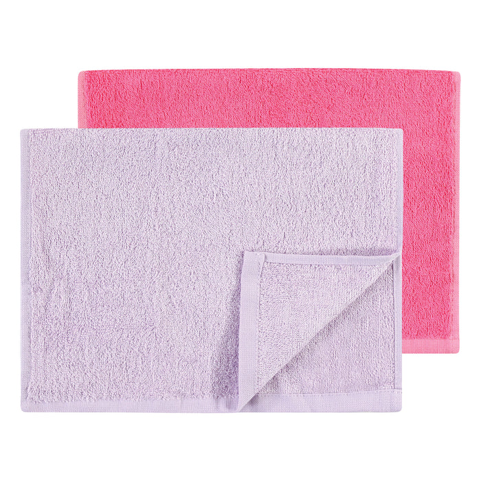 Hudson Baby Rayon from Bamboo Bib, Burp Cloth and Washcloth 10 Pack, Pink Lilac