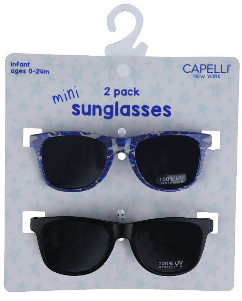 Capelli of New York 2 Pack Sharks Wayfarer Sunglasses Set