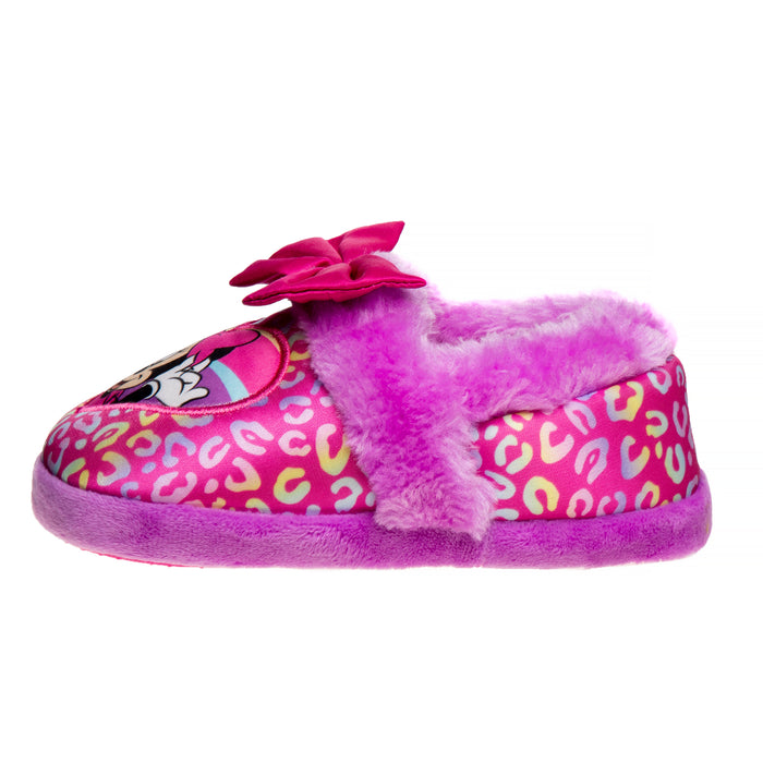 Disney Minnie Mouse Girls Slippers Fuchsia/Purple
