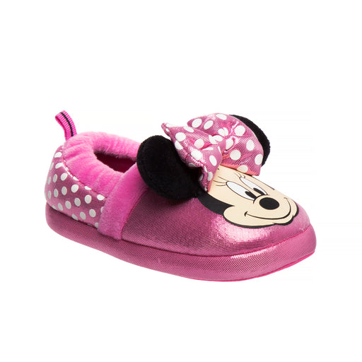 Disney Minnie Mouse Toddler Dual Sizes Slippers  Pink