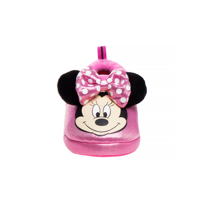 Disney Minnie Mouse Toddler Dual Sizes Slippers  Pink