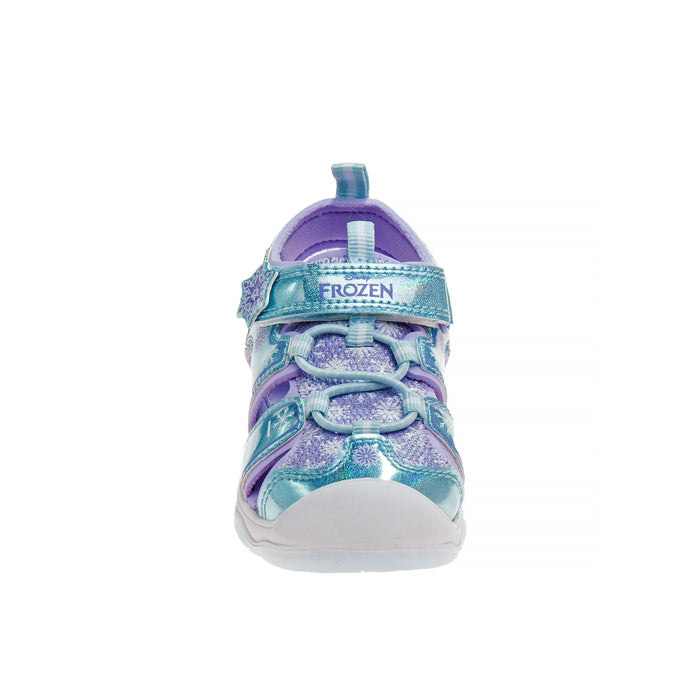 Disney Frozen Girls Closed Toe Sport Sandals (Toddler/Little Kids) Light Blue/Lilac