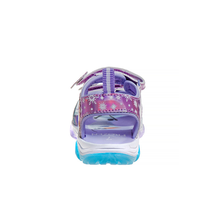 Disney Frozen Girls Open Toe Sport Sandals (Toddler/Little Kids) Lilac Blue