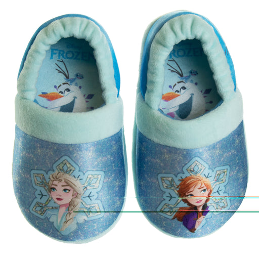 Disney Frozen Anna, Elsa and Olaf Girls Slippers