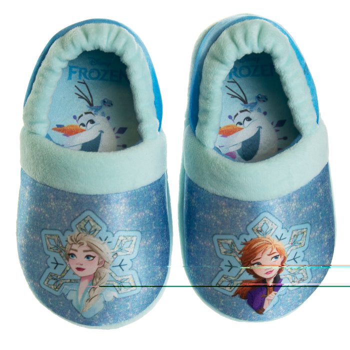 Disney Frozen Anna, Elsa and Olaf Girls Slippers