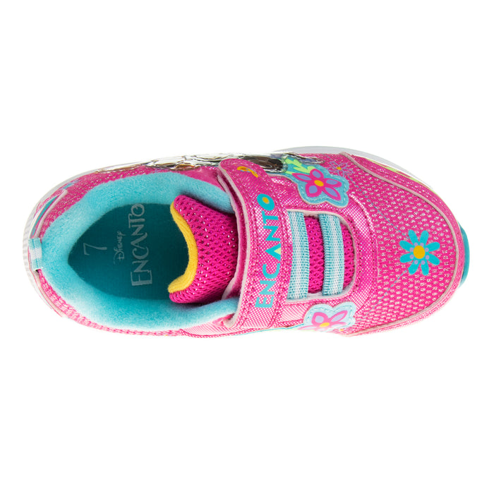 Disney Encanto Toddler Girls' Light Up Sneakers Pink/Blue