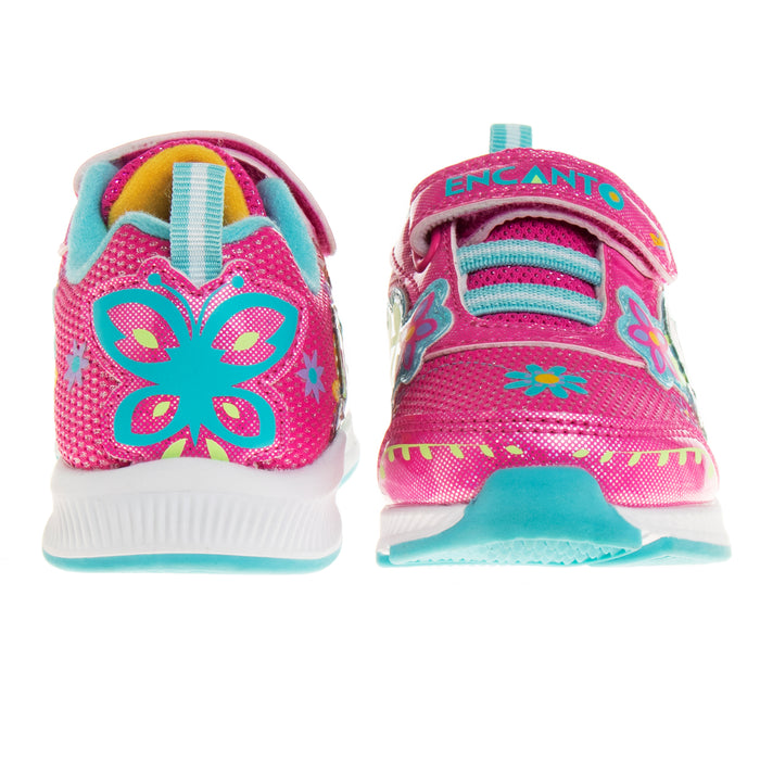 Disney Encanto Toddler Girls' Light Up Sneakers Pink/Blue