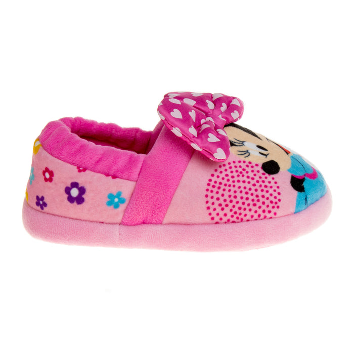 Disney Minnie Mouse Toddler Girls' "Papercut Love" Classic Slippers