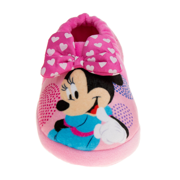 Disney Minnie Mouse Toddler Girls' "Papercut Love" Classic Slippers