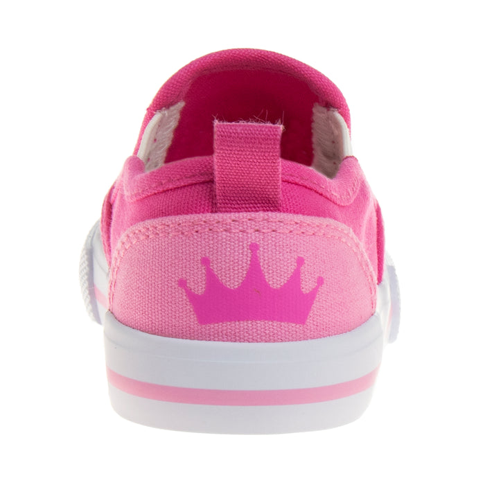 Disney Princess Toddler Girls' Slip On Canvas Sneakers