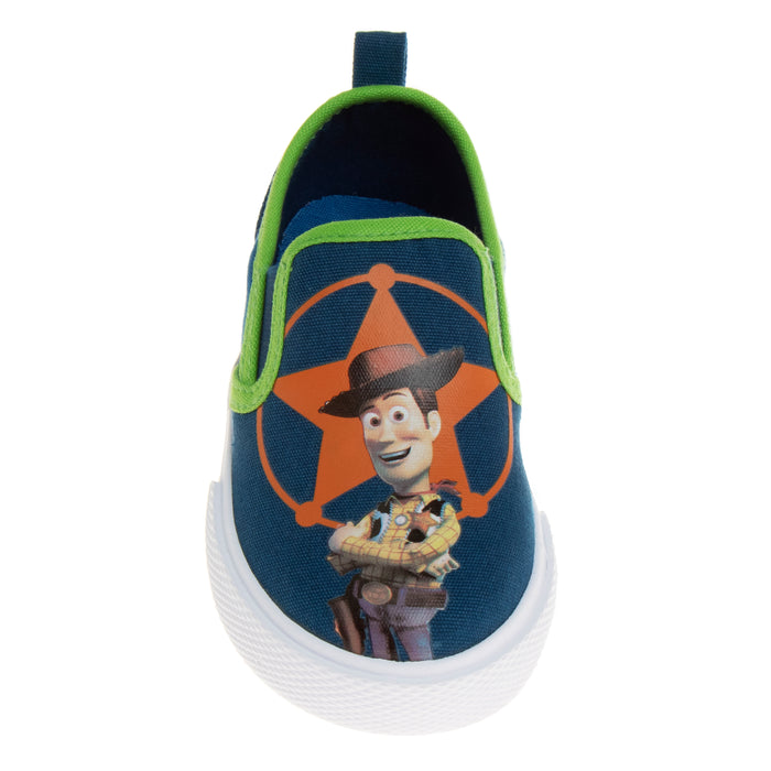 Disney Pixar Toy Story Toddler Boys' Slip On Canvas Sneakers