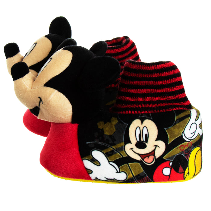 Disney Mickey Mouse Toddler Boys' 3D Design Slippers