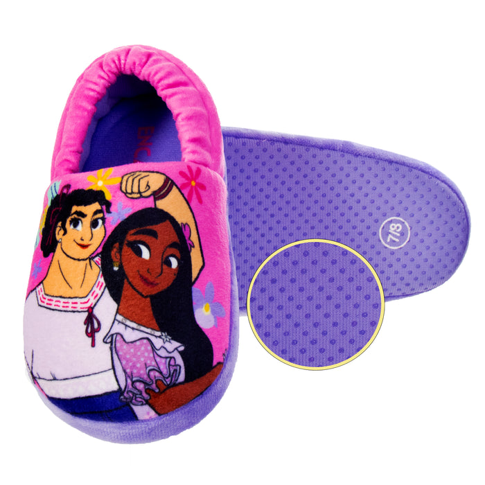 Disney Encanto Madrigal Family Toddler Girls' Dual Sizes Slippers Pink/Purple