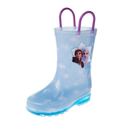 Disney Frozen Anna and Elsa Dual Sizes Rainboots (Toddler/Little Kids) Blue