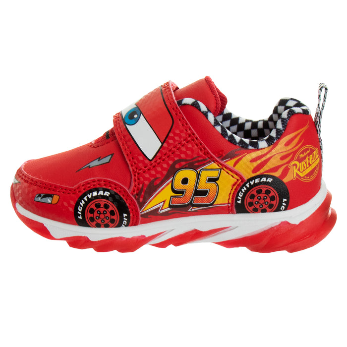 Disney Pixar Cars Lightning McQueen Light Up Sneakers