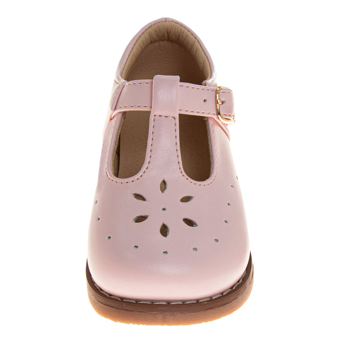 Josmo Girls' T-Strap Shoes. (Infant/Little Kids) Pink