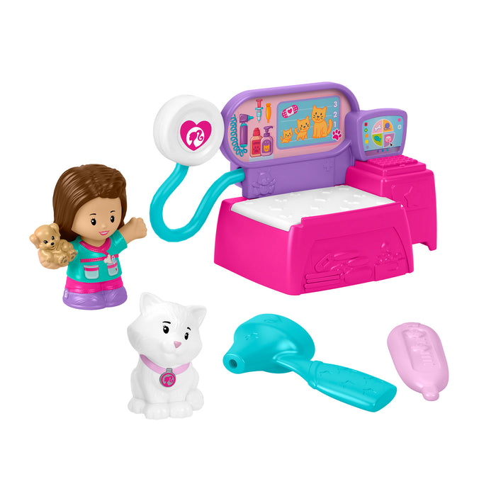 Fisher-Price Little People Barbie Toddler Playset Pet Spa with Music Sounds