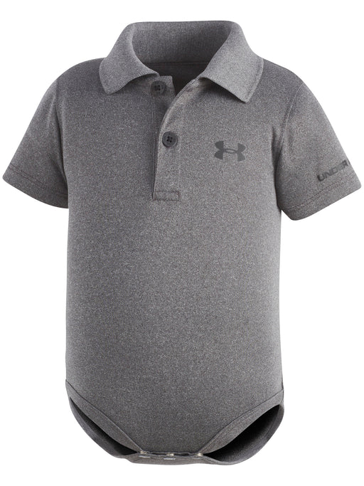 Under Armour Polo Bodysuit in Carbon Heather Grey