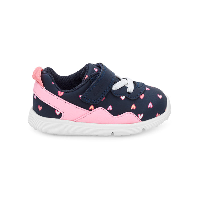 Carter's Kit Sneaker in Navy/Pink