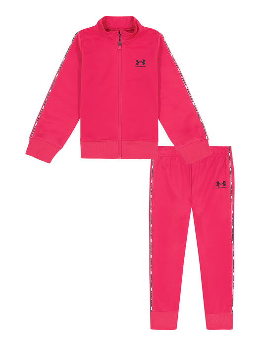 Under Armour Piping Track Set in Alpha Pink