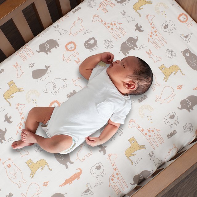 Lambs & Ivy Baby Noah 3-Piece Animals/Ark Baby Crib Bedding Set