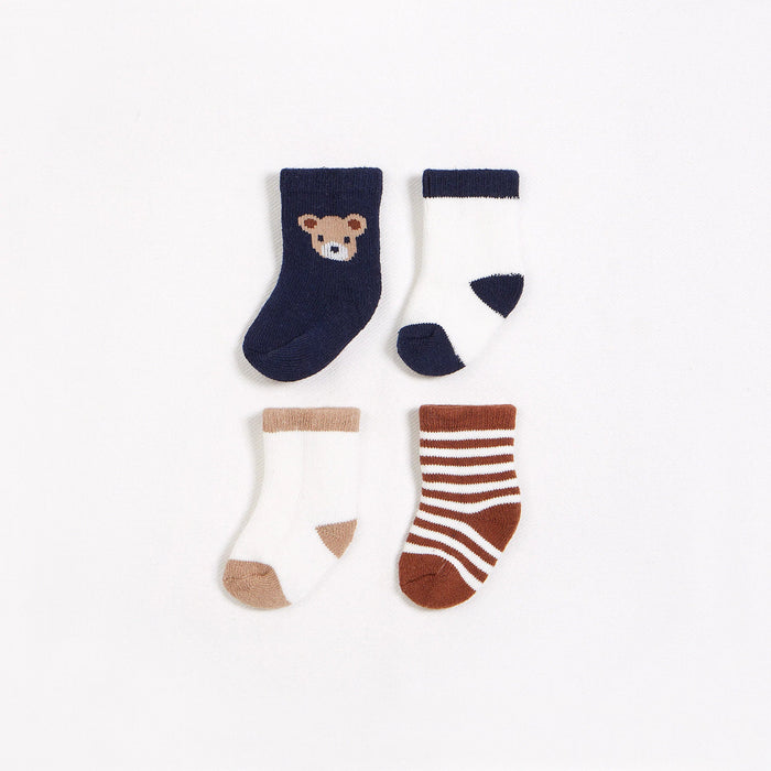 Petit Lem Little Cub 4 Pack Socks