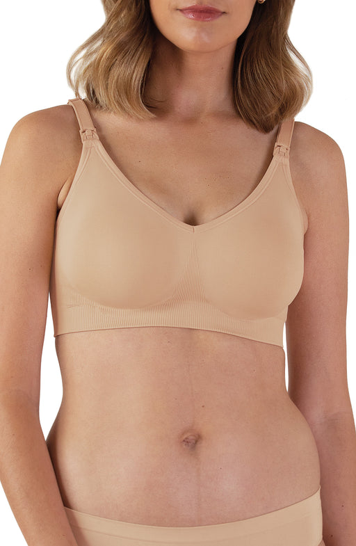 Bravado Designs Sustainable Body Silk Seamless Nursing Bra in Tan