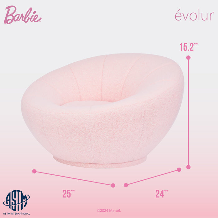 Barbie I'm Unstoppable Kid's Couch by Evolur