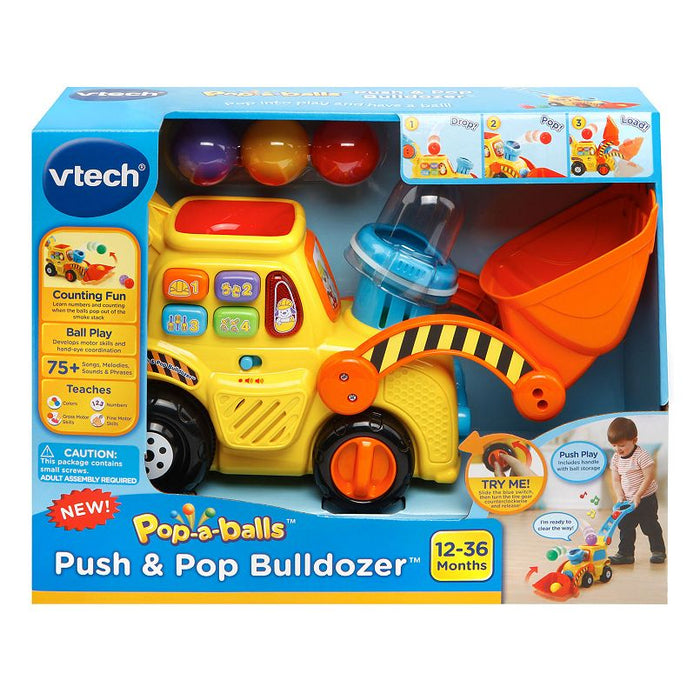 VTech® Pop-a-Balls™ Push & Pop Bulldozer™