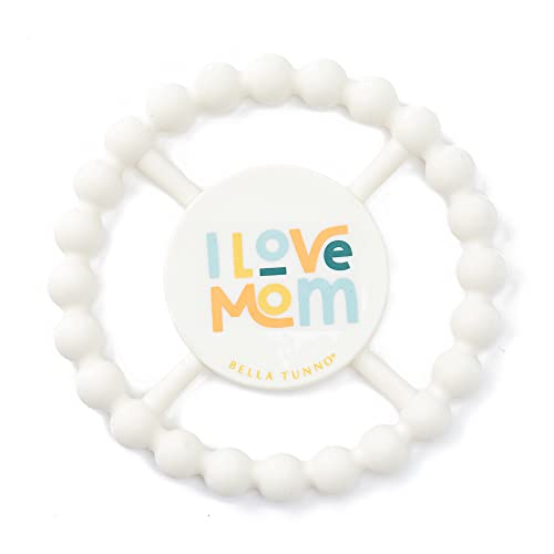 Bella Tunno Happy Teether – Soft & Easy Grip Baby Teether Toy, I Love Mom