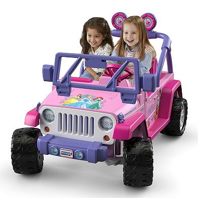 Power Wheels Disney Princess Jeep Wrangler by Fisher Price