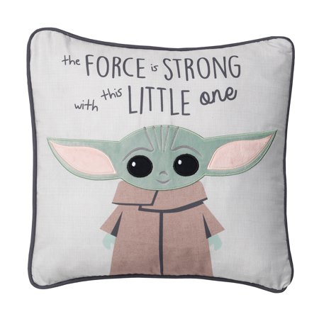 Lambs & Ivy Star Wars The Child/Baby Yoda Nursery Throw Pillow