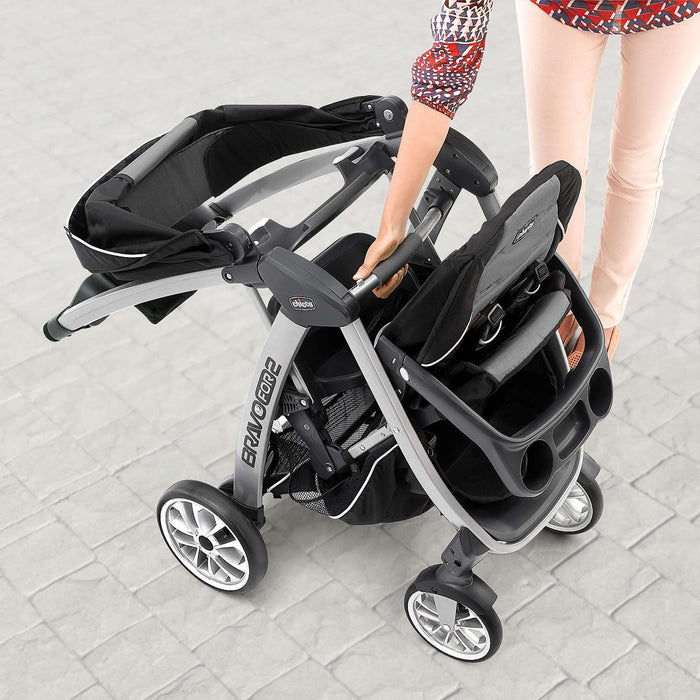 Chicco BravoFor2 Standing/Sitting Double Stroller - Iron
