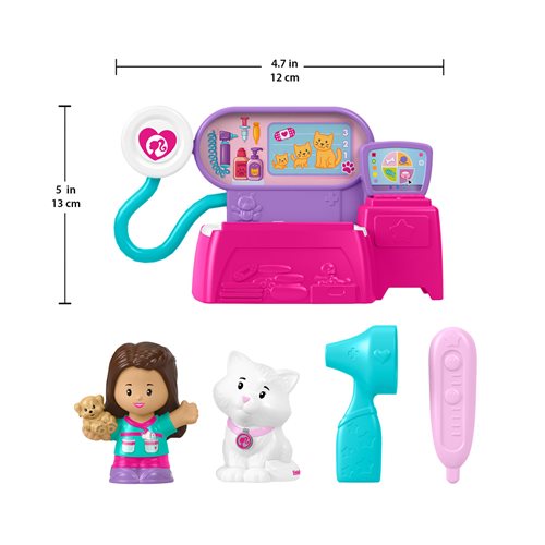 Fisher-Price Little People Barbie Toddler Playset Pet Spa with Music Sounds