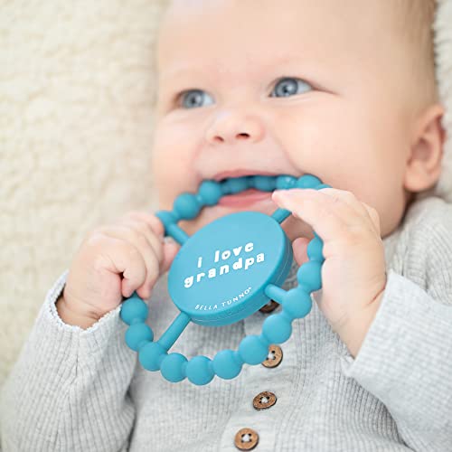 Bella Tunno Happy Teether – Soft & Easy Grip Baby Teether Toy, I Love Grandpa
