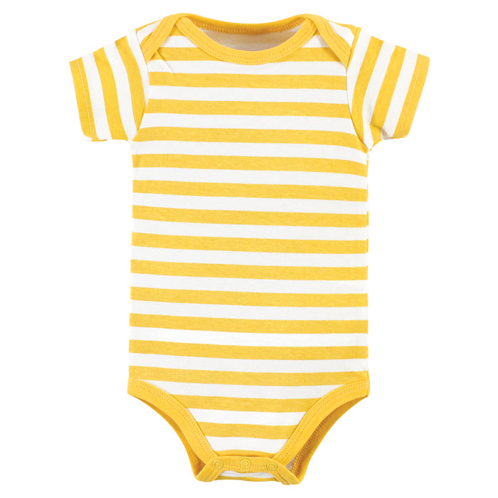 Hudson Baby Infant Boy Cotton Bodysuits, Hola Ladies 3-Pack