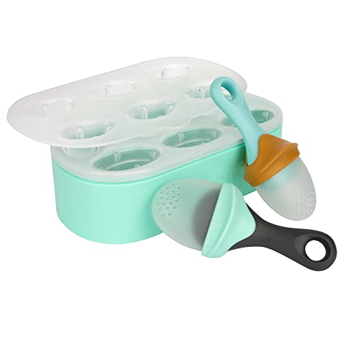 Boon PULP Silicone Feeder Freezer Tray with 2 PULP Silicone Feeders