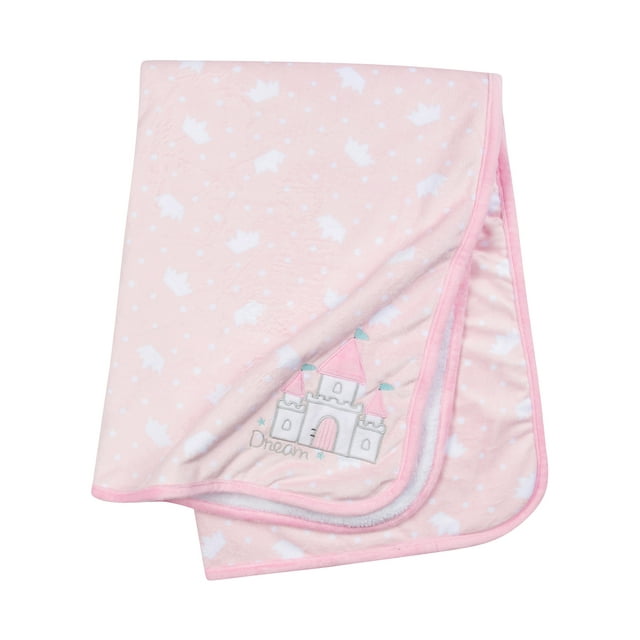 Gerber Baby Girls Plush Blanket - Princess Castle