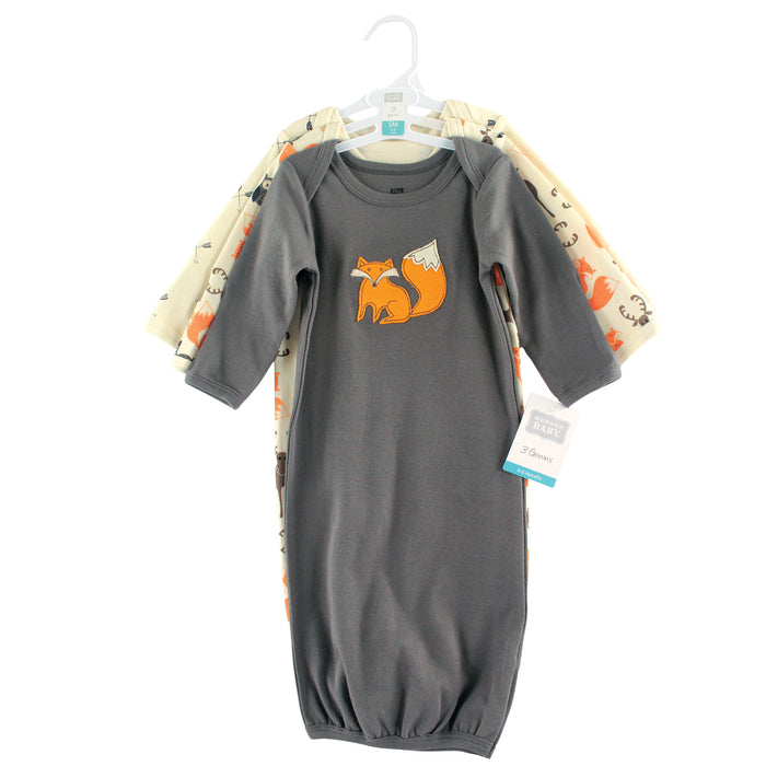 Hudson Baby Infant Boy Cotton Gowns Forest