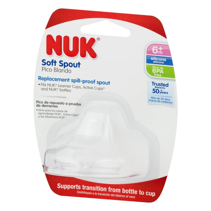 NUK Replacement Silicone Spout  Clear Pack of 1