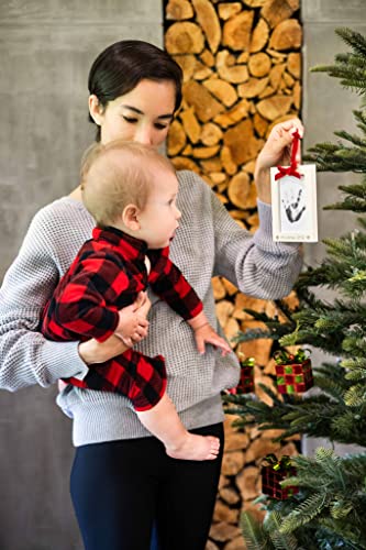 Pearhead Christmas Holiday Baby's Print Ornament with Clean-Touch Ink Pad