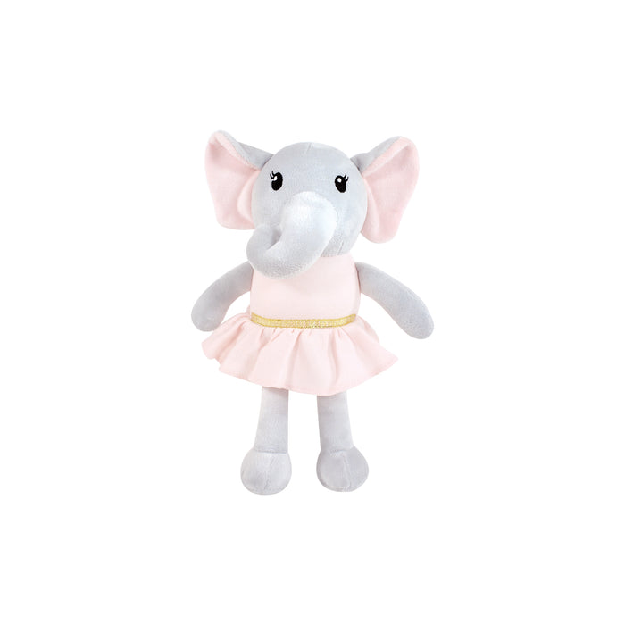 Hudson Baby Plush Bathrobe and Toy Set, Dreamy Elephant Girl, One Size